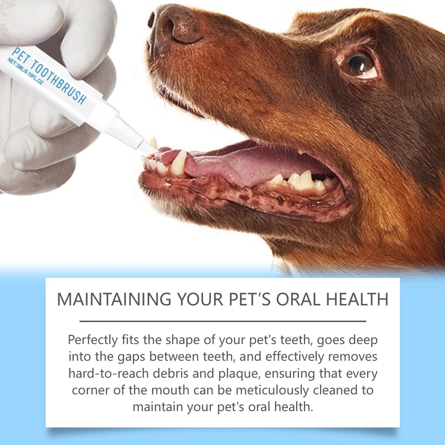 Fido™ - Soft Breath Care Pet Toothbrush Pen