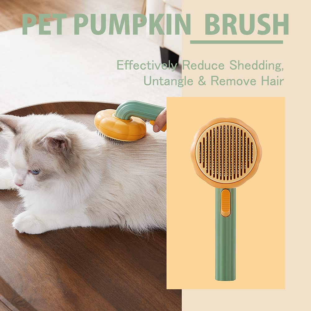 Scruffe - One-Click Pumpkin Pet Brush