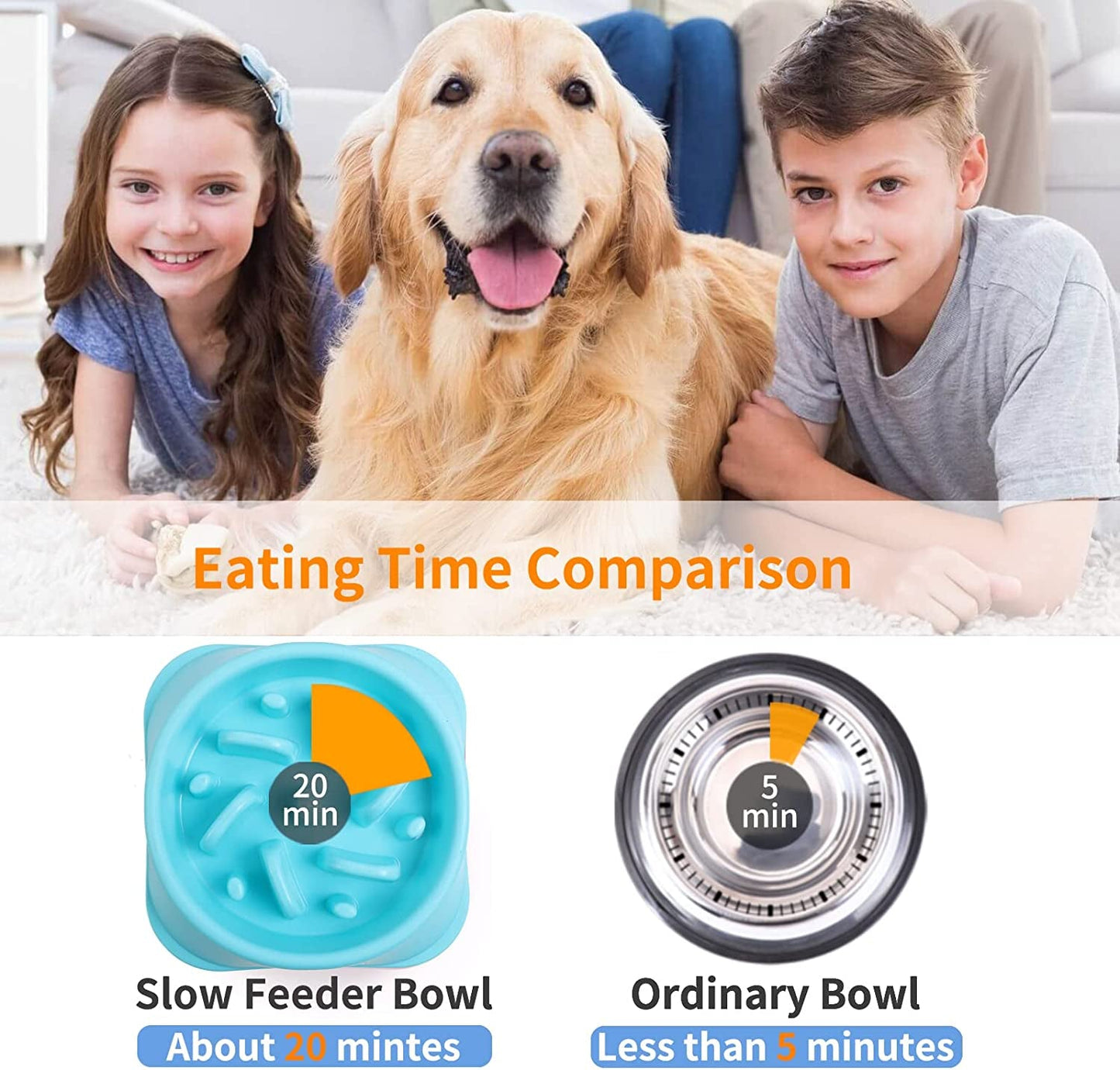 FeederPro™ - Pet Slow Feeder Bowl