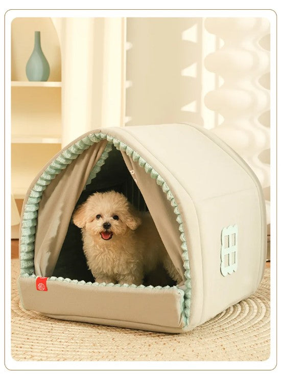 Enclosed House bed for Small cat & Dogs